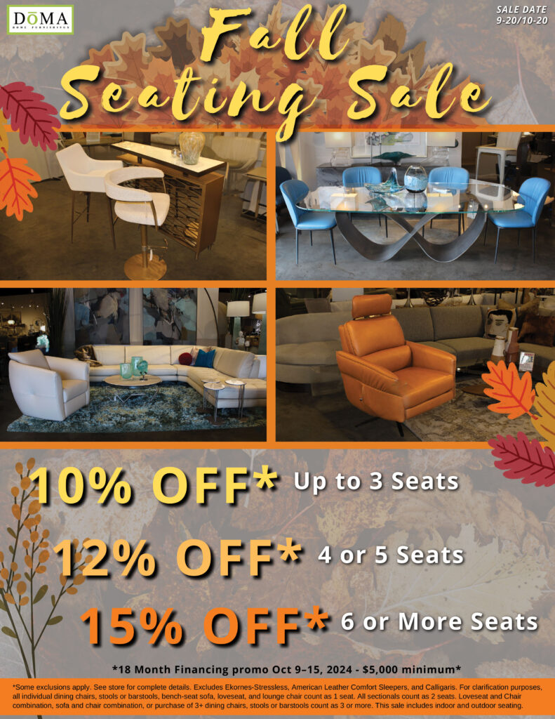 Fall Seating Sale 2024