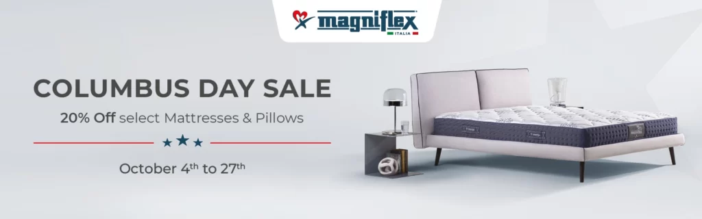 Magniflex Columbus Day Sale