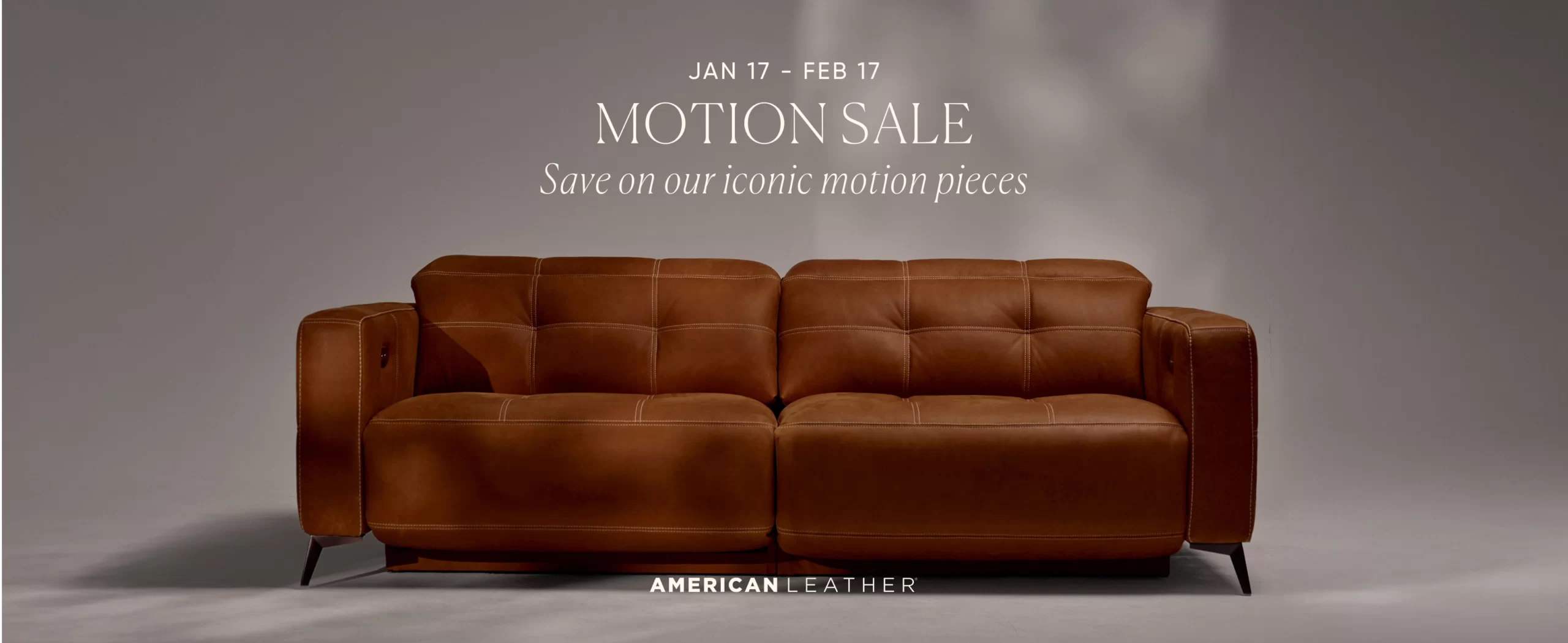 American Leather Motion Sale